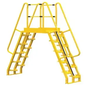 VESTIL COLA-6-68-32 Alternating Cross-over Ladder, 94 x 115 Inch Size, 20-Step | AG7PMX