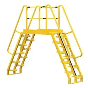 VESTIL COLA-6-68-44 Alternating Cross-over Ladder, 101 x 115 Inch Size, 20-Step | AG7PMY