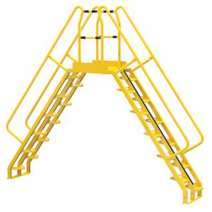 VESTIL COLA-7-56-20 Alternating Cross-over Ladder, 138 x 127 Inch Size, 24-Step | AG7PNA