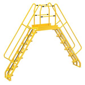 VESTIL COLA-7-56-44 Alternating Cross-over Ladder, 152 x 127 Inch Size, 24-Step | AG7PNC