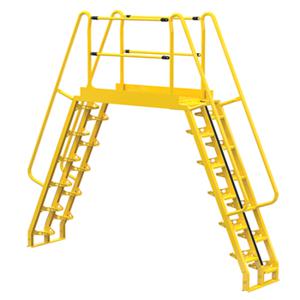 VESTIL COLA-7-68-56 Alternating Cross-over Ladder, 124 x 127 Inch Size, 24-Step | AG7PNH