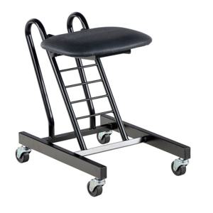 VESTIL CPRO-100 Ergonomic Work Chair, Portable | AG7PNZ