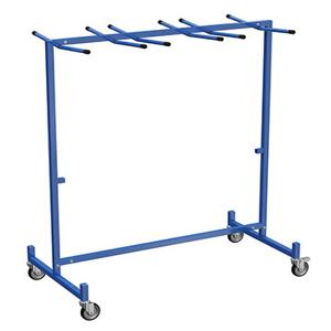VESTIL CTRT-36 Steel Chair and Table Rack Dolly, 1000 Lb. Capacity, Blue | AG7PRF