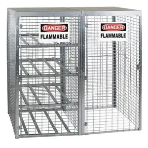 VESTIL CYL-T-COMBO Cylinder Storage, Horizonal/vertical, Galvanised | AG7PUU