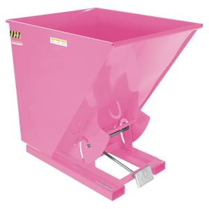 VESTIL D-200-HD-BG Self Dumping Hopper, Heavy Duty, 2 cu. yd., 6000 Lb., Bubble Gum, Steel | CE3BYH