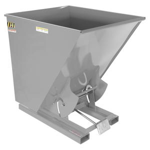 VESTIL D-200-HD-GY-MG Selbstentleerender Trichter, Heavy Duty, 2 cu. yd., 6000 Pfund, Maschinengrau, Stahl | CE3BYR