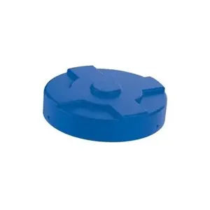 VESTIL DC-P-55-BU Drum Cover, 55 Gallon Capacity, Blue | CE3CKC