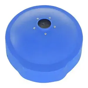 VESTIL DC-P-55-CANF-UF-BU Drum Recycling Lid, Closed/Open, 55 Gallon Capacity, Blue | CE3CKK