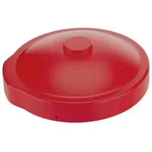 VESTIL DC-P-55-UF-RD Drum Cover, 55 Gallon Capacity, Closed/Open, Red | CE3CKZ