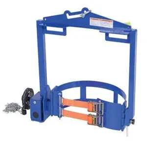 VESTIL DCT-2000 Drum Hoist Carrier / Rotator, 2000 Lb. Capacity, Chain Crank | AG7QKE