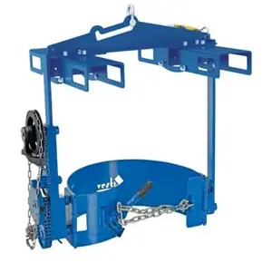 VESTIL DCT-75-4WFP Drum Hoist Carrier/Rotator, with 4 Way Pocket, 800 Lb. Capacity | CE3CLK