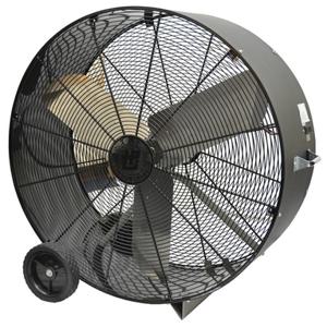 VESTIL DDB-36 Enclosed Direct Drive Portable Blower, 3 Blade, 5.5A, 12500 High CFM | AG7QKZ