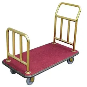 VESTIL DELUXE-C Platform Cart, Poly Caster, 600 Lb. Capacity, 48 Inch Length | AG7QLL