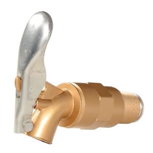 VESTIL DFT-AS-SC Drum Faucet, Brass-plated, Zinc, 3/4 Inch Bung | AG7QLX 36JP47
