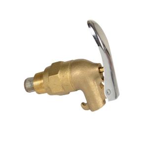 VESTIL DFT-RIGID Drum Faucet, Non Adjustable, Brass, 3/4 Inch Bung | AG7QLY 36JP48