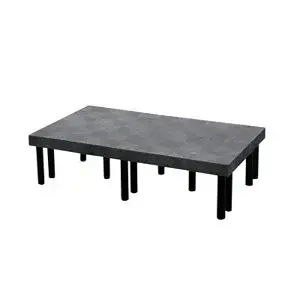 VESTIL DRP-S-6636 Dunnage Rack, Solid Top, 66 x 36 Inch Size | AG7QVU