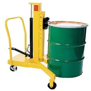 VESTIL DRUM-55-FSP Portable Drum Jack, 800 Lb. Capacity | AG7QWG