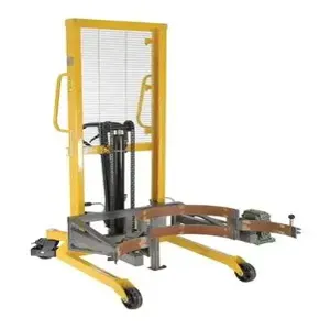 VESTIL DRUM-LRT-EC Drum Lifter, 44 x 40 x 82 Inch Size, 550 Lb. Capacity, Yellow, Steel | AG7QWW