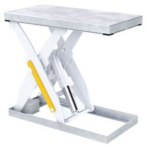 VESTIL EHLT-2448-3-43-PSS Electric Hydraulic Lift Table, 3000 lb., 24 x 48 Inch Size, Partial Stainless Steel | CE3CTQ