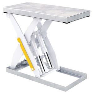 VESTIL EHLT-2448-4-43-PSS Electric Hydraulic Lift Table, 4000 lb., 24 x 48 Inch Size, Partial Stainless Steel | CE3CTT