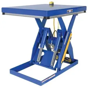 VESTIL EHLT-4048-4-43-QS Electric Hydraulic Lift Table, Quickship, 4000 lb., 40 x 48 Inch Size, Steel | CE3CUF