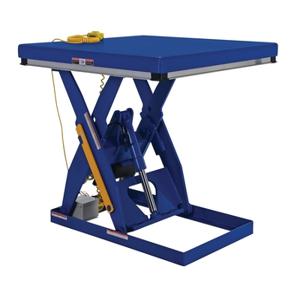 VESTIL EHLT-4848-1-43 Elektrischer hydraulischer Hubtisch, 1000 lb., 48 x 48 Zoll Größe, Blau, Stahl | AG7RGN