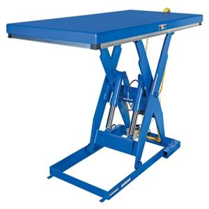 VESTIL EHLT-4896-4-56 Electric Hydraulic Lift Table, 4000 lb., 48 x 96 Inch Size, Blue, Steel | AG7RHE