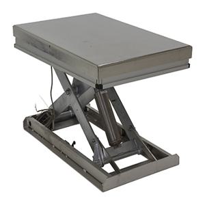 VESTIL EHLT-WS-2436-PSS Work Station Electric Hydraulic Scissor Table, 1500 lb., 24 x 36 Inch Size, Yellow | CE3DAN