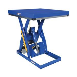VESTIL EHLT4848-2-43FC Electric Hydraulic Lift Table, Foot Control, 1000 lb., 44 x 48 Inch Size, Blue, Steel | CE3CUN