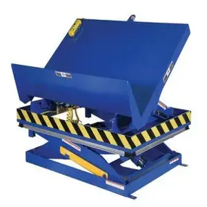 VESTIL EHLTTS-3654-4-48 Lift and Hinge Tilt Scissor Table, 4000 Lb. Capacity | AG7RKQ