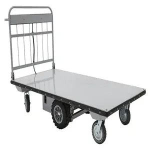 VESTIL EMHC-3672-1 Electric Material Handling Cart, No Sides, 36 x 72 Inch Size | CE3DBH