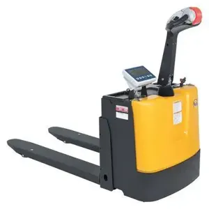 VESTIL EPT-2547-30-SCL Electric Pallet Truck, 3000 Lb. Capacity, 25x47 Scale 12V | AG7RPY