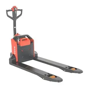 VESTIL EPT-2745-33 Steel Electric Pallet Truck, 27 Inch x 45 Inch 3300 Lb. Capacity, Black/Red | CE3DBN