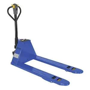 VESTIL EPT-2748-30 Steel Fully Electric Pallet Truck, 27 Inch x 48 Inch 3000 Lb. Capacity, Blue | CE3DBT