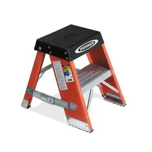 VESTIL FBSS-2 Fiberglass Industrial Step Stand, 2-Step | AG7RUX