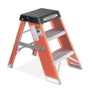 VESTIL FBSS-3 Fiberglass Industrial Step Stand, 3-Step | AG7RUY