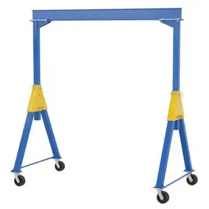 VESTIL FHSN-6-10 Fixed Gantry Crane, 6000 Lb. Capacity, 10 Feet, Knockdown | AG7TBW