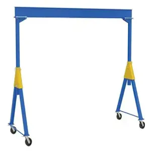 VESTIL FHSN-6-15 Fixed Gantry Crane, 6000 Lb. Capacity, 15 Feet, Knockdown | AG7TBX