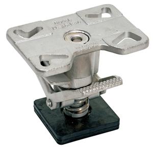 VESTIL FL-ADJ-46-SS Floor Lock, Stainless Steel, Adjustable For 4 To 6 Inch Casters | AB9PZR 2EMZ8