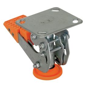 VESTIL FL-LKH-4 Floor Lock, Steel/Polyurethane, 4-5/8 Inch to 5-3/4 Inch Size | AG7TDM 38RX32
