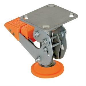 VESTIL FL-LKH-5 Floor Lock, Steel/Polyurethane, 5-7/16 Inch to 6-5/8 Inch Size | AG7TDN 38RX33