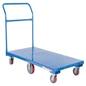 VESTIL FLAT-C Flat Bed Cart, 2000 Lb. Capacity, 60 x 30 x 42.5 Inch Size | AG7TCX