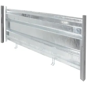 VESTIL GR-F2R-DI-8-HDG Galvanized Guard Rail, Drop In, 89.875 Inch Size | CE3DLW