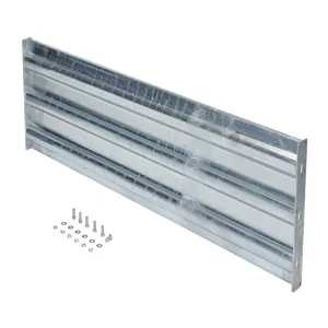 VESTIL GR-F3R-BO-6-HDG Galvanized Guard Rail, Bolt On, 65.875 Inch Size | CE3DMR