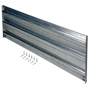 VESTIL GR-F3R-BO-8-HDG Galvanized Guard Rail, Bolt On, 89.875 Inch Size | CE3DMX