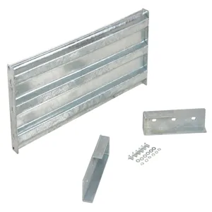 VESTIL GR-F3R-DI-4-HDG Galvanized Guard Rail, Drop In, 41.875 Inch Size | CE3DNU