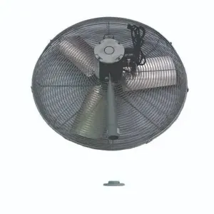 VESTIL HPCR-30-C Steel High Performance Ceiling Mount Fan, 33-1/2 Inch Size, 3.4A, 8200 High CFM, Silver | AG7UGZ