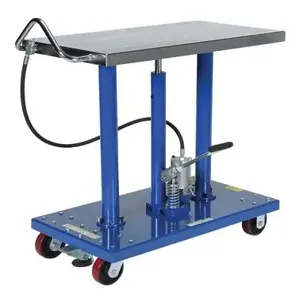 VESTIL HT-20-2436A-AIR Hydraulic Air Post Table, 2000 Lb. Capacity, 24 x 36 Inch Size | AG8CYB