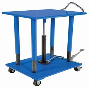 VESTIL HT-20-4048 Hydraulic Post Table, 2000 Lb. Capacity, 40 x 48 Inch Size | CE3EBQ