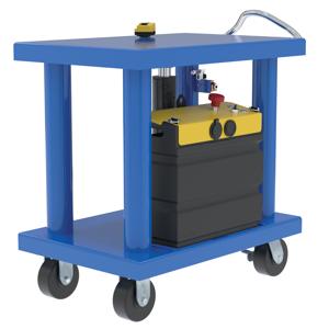 VESTIL HT-40-2436-DC Hydraulic Post Table, DC Operated, 4000 Lb. Capacity, 24 x 36 Inch Size | CE3EBW